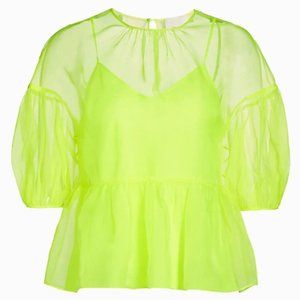 Cinq à Sept Ciarra Puff-Sleeve Top